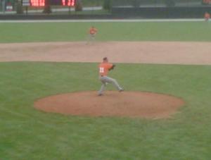 On the hill for Indiana Tech in a fall intrasquad at Warrior Field in 2012